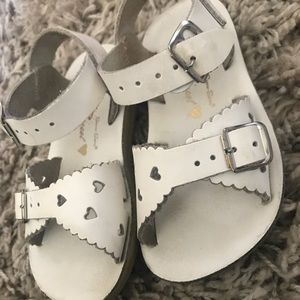 Toddler white Salt Water Sandals